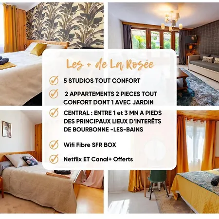 La Rosee - 2 Pieces Central, 3 Personnes * 부르봉-레-뱅